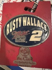 Rusty Wallace Miller Racing 2 NASCAR Belt Buckle Special Edition #4004