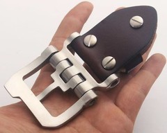 Stainless steel belt buckle head for men&rsquo;s anti allergic needle buckle belt head