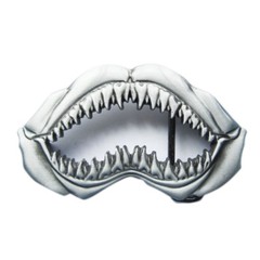 Vintage Style Sculpting Shark Teeth Belt Buckle Gurtelschnalle also Stock in US