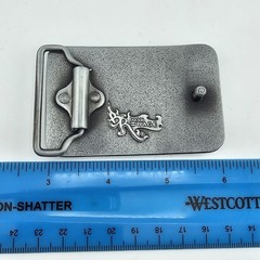 Rectangular Silver Color Craft Project Belt Buckle Make your own DIY Design!