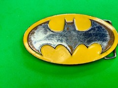Used Batman Dc Comics Superhero S11 Belt Buckle To Restore / Re-Paint
