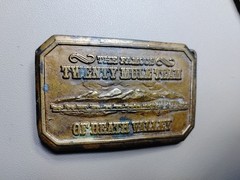 US Borax 1985 The Famous Twenty Mule Team of Death Valley Mining Belt Buckle