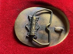 Vintage NRA Golden Eagles Belt Buckle with Original Box