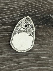 Clint Orms 14k Gold + Ruby belt buckle Set