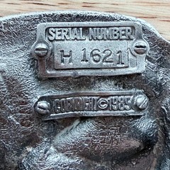 the great american belt co vintage Alaska belt buckle USA made deer doe pewter