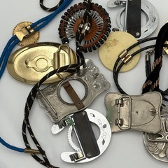 Western Bolo Tie and Belt Buckle Lot 11pc