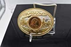 AWARD DESIGN MEDALS SILVERSMITH COLLECTION AN AMERICAN JOHN WAYNE GOLD SILVER PL