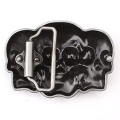 Skull Belt Buckle Western Cowboy Native American Motorcyclist (SK-15)