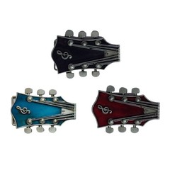 Cowboy Guitar Belt Buckle Metal Multi-color Drop-Oil Personality Belt Buckle