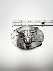 Vintage 1989 Arroyo Grande Buckle Longhorn Belt Buckle AG30 Made in USA