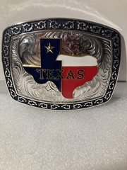 UNISEX COWBOY BELT BUCKLE WESTERN WEAR RODEO JARIPEO TEXAS MAP HEBILLA VAQUERA