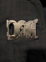 Rocawear Silver Metal Logo Belt Buckle Shiny Interchangeable Fits 1.5in