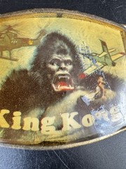 Vintage 1976 King Kong Belt Buckle Pyramid Co Movie Promo Monster Rare Americana
