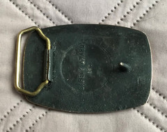 Kaiser Steel Napa Brass Beltbuckle Vintage 1981