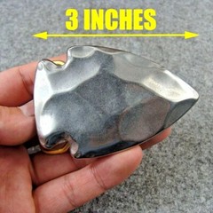Triangle Stainless Steel Pin Belt Buckle Men&rsquo;s Belt Buckles Fit 1.5&Prime; / 38mm Belt