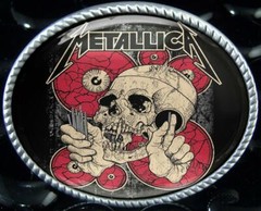 Metallica 80&rsquo;s Heavy Metal Band Handmade Artisan Belt Buckle