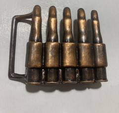 Belt Buckle Rifle Bullets – Outdoorsman 5 bullet –