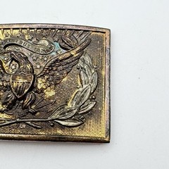 Vintage 1970s AHM 623 « E PLURIBUS UNUM » American Bald Eagle Brass Belt Buckle 3&Prime;