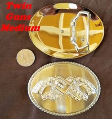 Guns Motorcycle Superman Maple HUGE RODEO BIG COWBOY WESTERN SHINE BELT BUCKLE