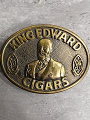Vintage King Edward Cigars Belt Buckle