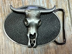 Southwestern Longhorn Skull WaistLand 2006 Belt Buckle by Silver Moon Creations
