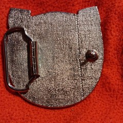 Men&rsquo;s Metal Western Horseshoe & Horse Head Belt Buckle Silver/Black Fits 1.5in