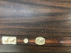 lonestar silversmiths clay county fair 100th anniversary belt buckle with belt