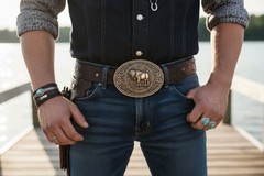 New Men Antique Gold Metal Buffalo Bull OX Buckle Cowboy Western Fashion Rodeo