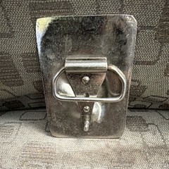Men&rsquo;s Western Eagle Belt Buckle, Silver Tone Metal Engraved Rectangular 1.5in