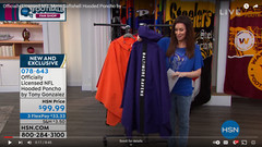 Officially Licensed NFL Mens Softshell Hooded Poncho DIFFERENT TEAMS