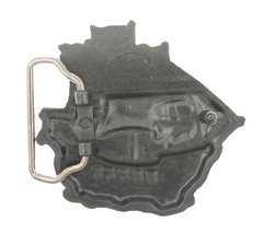 Pirate Ship Boat Enamel Metal Belt Buckle