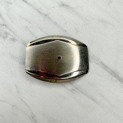 Silver and Gold Tone Western Belt Buckle