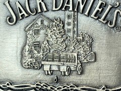 2006 Jack Daniels Belt Buckle Scenes From Lynchburg Tennessee Whiskey In Box