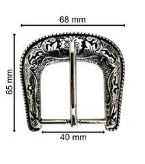 Western Belt Buckle for 1.5” Straps Cowboy Rodeo Style Texas Western Vaquero