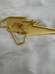 New Men’s Lightning Bult Studded Rhinestone Belt Buckle New