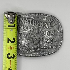 NEW 1993 Hesston NFR National Finals Rodeo Belt Buckle – Original Seal