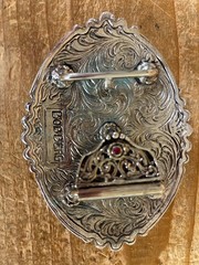 Bob Berg 2010 THRA Team Roping Buckle