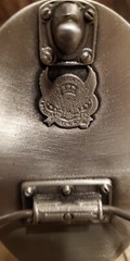 NRA WITTINGTON CENTER SPONSOR BELT BUCKLE estate Western cowboy vintage Elk