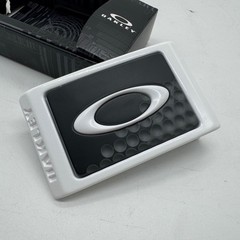 Oakley Ellipse O 2.0 Belt Buckle White Black Vintage Y2K NOS 99214-82W NIB