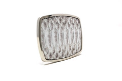 Snake Belt Buckle, Exotic Belt Buckle, ( 1.5 ») Removable Western Buckle