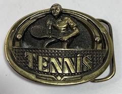 Great American Buckle Company 1983 H1065 Tennis Belt Buckle