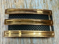 Adidas Golf 3 Stripe Gold & Black Color – Trophy Award Style Belt Buckle