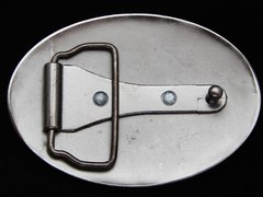 OC15145 REALLY NICE **BRONC RIDER** RODEO WESTERN & COWBOY SILVERTONE BUCKLE