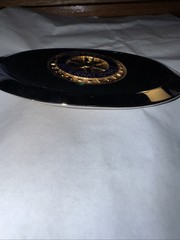 Vintage Rotary International Silver Green New Belt Buckle Rare Free Shipping