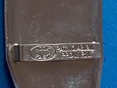 Vintage 40&rsquo;s Hook Fast chauffeur Safe Driver Belt Buckle Award Limousine Packard