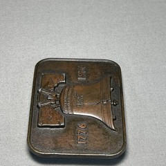 BICENTENNIAL LIBERTY BELL 1776 – 1976 COPPER TONED BELT BUCKLE