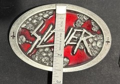 Slayer 2010 World Painted Blood Belt Buckle