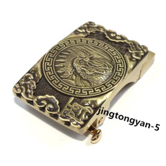 Solid Brass « Rooster » Belt Buckle Automatic Belt Buckles Fits For 35mm Wide Belt