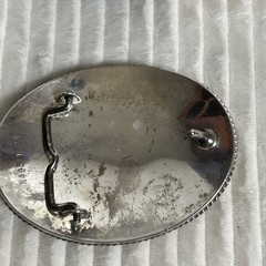 Vintage Montana Silversmiths Sterling Silver Plate ￼ Western Horse Belt Buckle