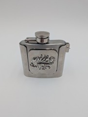 2 oz. Flask Scorpion Metal Removable Belt Buckle Alcohol Drink